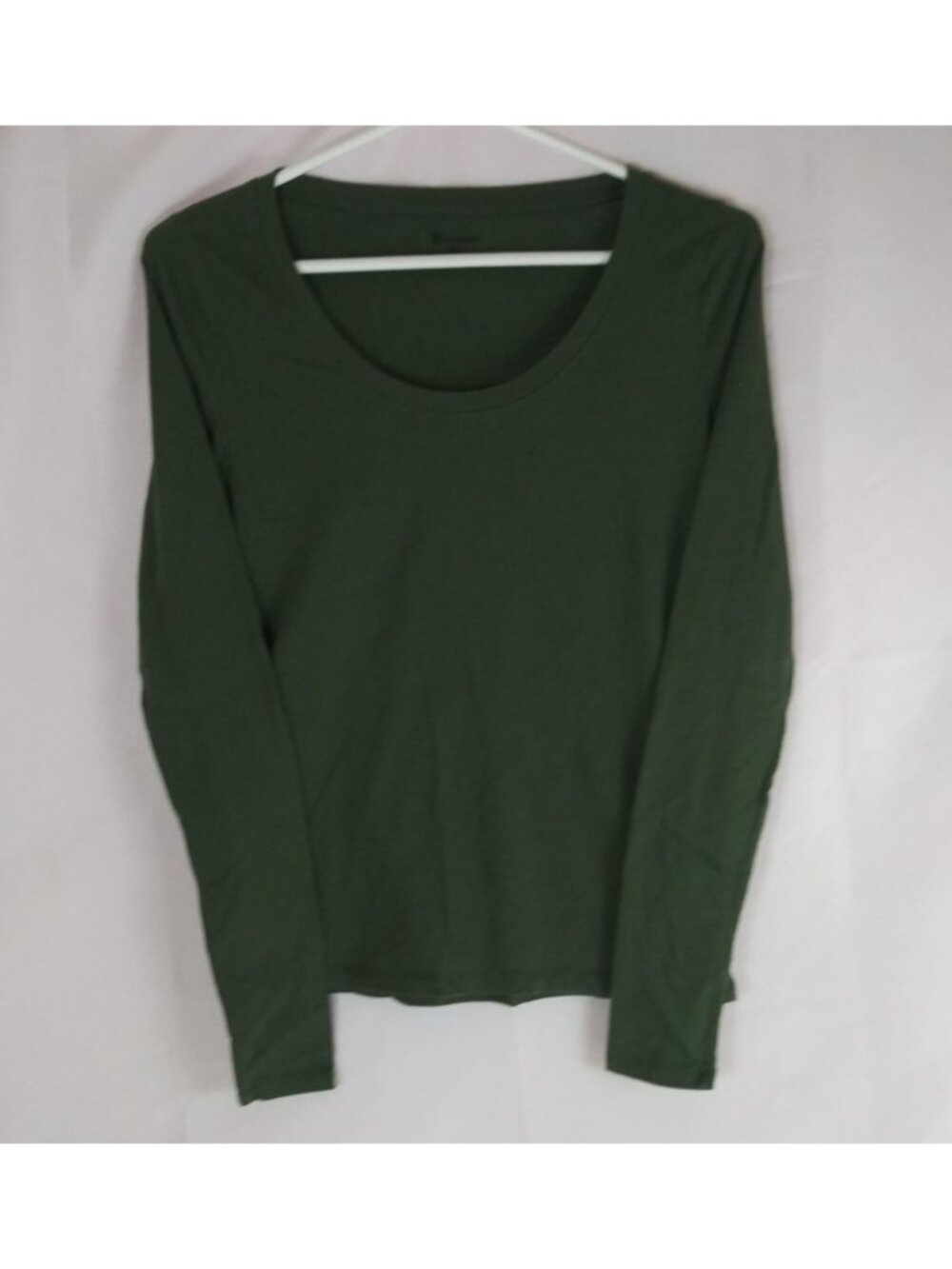No Boundaries Women's Dark Hunter Green Long Sleeve Shirt Size Small 4-6